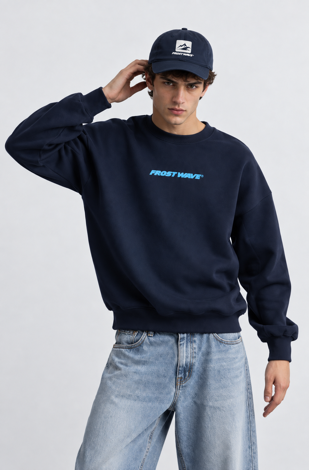 Sudadera Box Logo Oversize