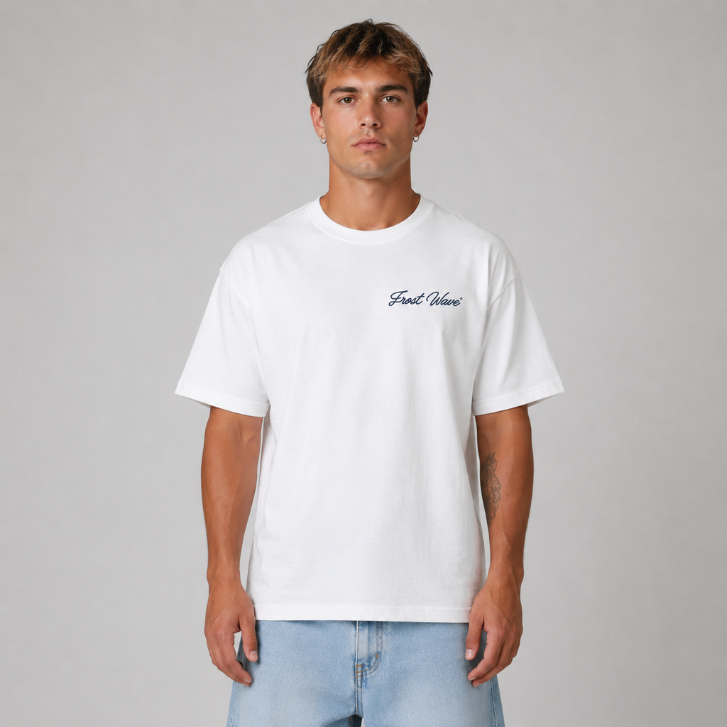 Camiseta Frost Wave Letter