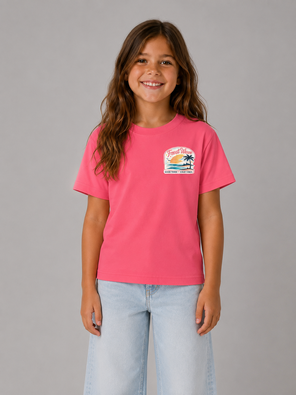 Camiseta Retro Beach Kid
