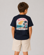 Camiseta Retro Beach Kid