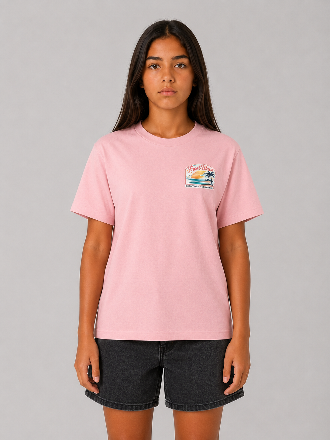 Retro-Strand-T-Shirt für Kinder