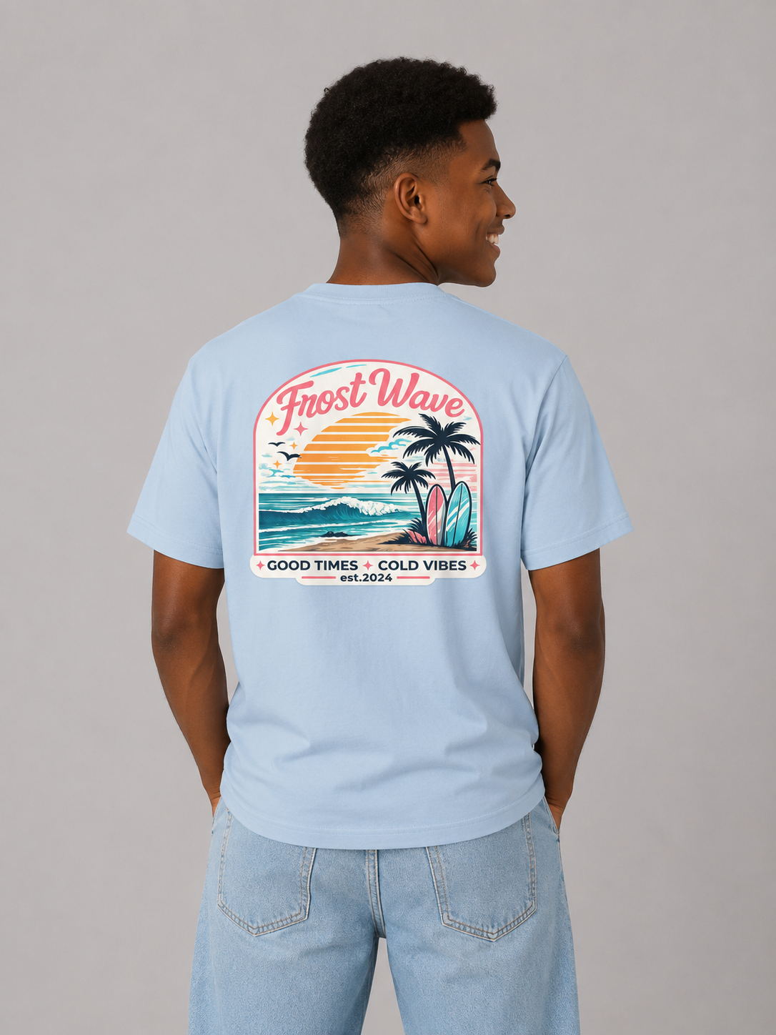 Retro Beach T-Shirt Junior